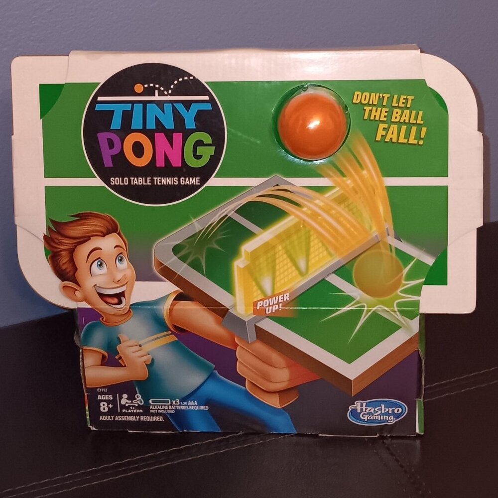 Tiny Pong. Solo Table Tennis Game.